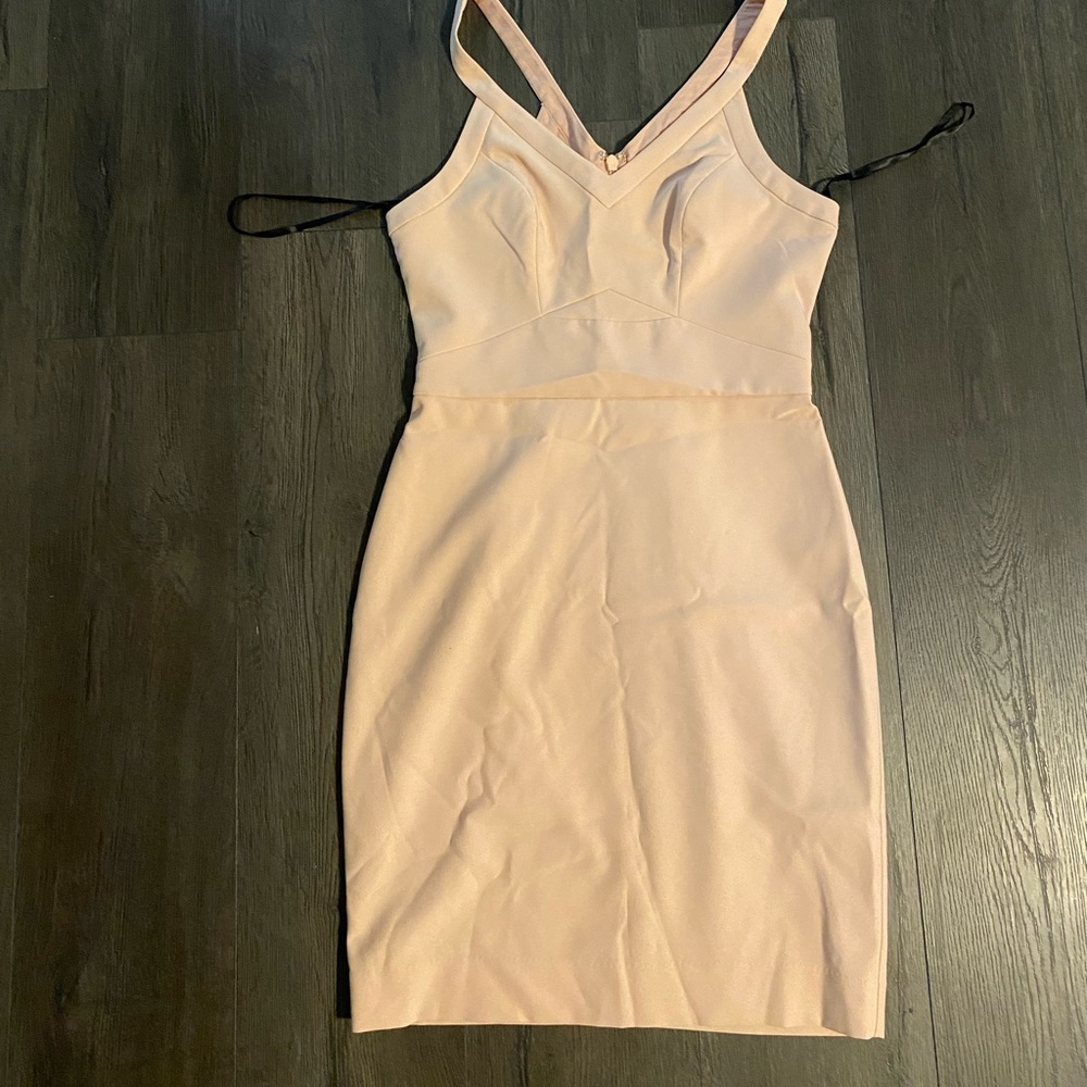 Bebe size 8 light pink dress